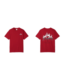 Red "Fire" ZIZO Logo T-Shirt