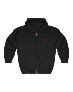 Black Zip Up ZIZO Hoodie