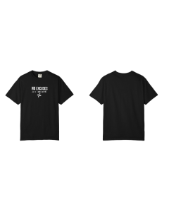 Black "No Excuses" ZIZO T-Shirt