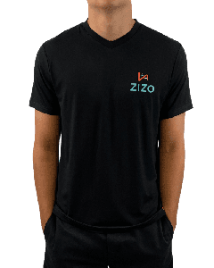 ZIZO V Neck T-Shirt - Black