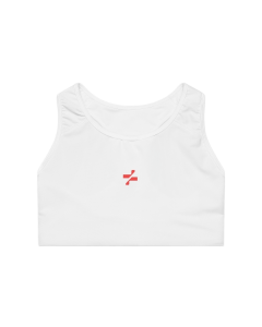 White ZIZO Sports Bra