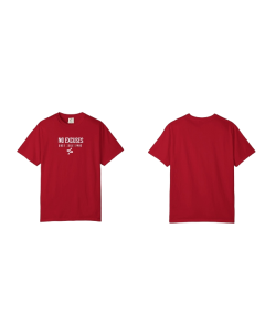 Red "No Excuses" ZIZO T-Shirt