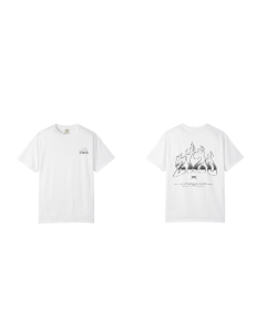 White "Fire" ZIZO Logo T-Shirt
